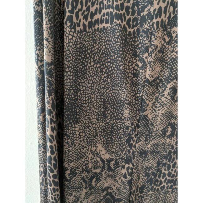 AFRM Women's Sophia Midi Skirt In Tan Animal Size XS $78