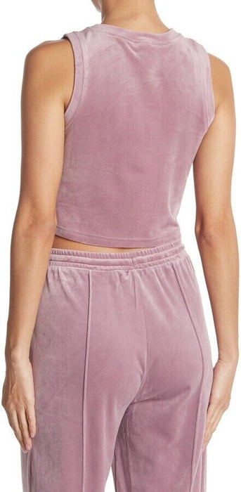 Abound Velour Sleeveless Tank Top In Purple Morn Size L