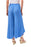1.State Drawstring Wide Leg Pants Asymmetrical Hems In Iris Blue Plus Size 1X