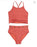 Habitual Girl Youth Tankini Two Piece Swimsuit Dark Pink Size 16 UPF 50+ $54