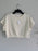 Elodie Confetti Crop Knit Sweater Ecru Size L