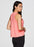 RBX Stripe Coral Super Soft Tulip Tank Top Size M $39