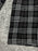 Donna Karan Women's Black Plaid Tweed Three Button Topper Jacket coat Size 14