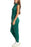 Juicy Couture Sleeveless Velour Jumpsuit Jade Green Size L