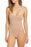 Tiger Mist Bentley Strappy Bodysuit In Nude Size M