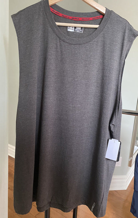 RBX Active Men's Lightweight Quick Dry Muscle Tank Top Size XL Charcoal Grey
