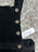 Topshop 10 Corduroy Jumper Dress Black Buttons Overall Mini Short Fall Winter