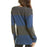 Vince Camuto Colorblock Tunic Sweater Blue/Grey Plus Size 2X