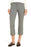 Halogen Women's Pants Knit Stretch Straight Pants Ankle Career Casual 8 in grey