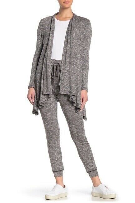 Love, Fire Women's Long Sleeve Knit Cardigan Black Small