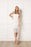 Robe midi fourreau en dentelle Lina Bardot pour femme Blanc Taille 8 M 189 $