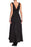 One One Six Sleeveless High/Low Crepe Dress In Black Size M
