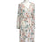 Chelsea28 Robe mi-longue à volants et rayures florales pour femme, col en V 129 $