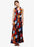 Phase Eight Josefina Maxi Sleeveless Dress in Navy/Multi Spot Size 6 US (10UK)