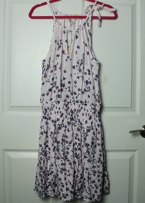 Lovestitch Smocked Waist Halter Dress Blush Lavender Purple Size Small