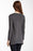Go Couture Long Sleeve Handkerchief Tunic Sweater Charcoal Camo Print Sz L $168