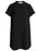 All In Favor Hailey Black Crepe Shift Mini Dress Business Casual Size XS NEW