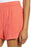 BP. Short en lin mélangé à ourlet à revers en corail brillant orange taille XS