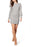 BB Dakota The Scene Knit Long Sleeve Sweater Dress In Heather Grey Size M