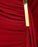Phase Eight Donna Robe longue froncée sur le côté avec mancherons Rouge écarlate Taille 10 US $240