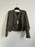 BCBGMaxAzria Ania Double-Layer Long Sleeves Open-Front Blazer size M green $296