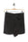 Mustard Seed Ruffle Denim Mini Skirt In Washed Black Size L