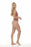 Paper Label Tencel Blend Bodysuit Terracotta Size M NWT
