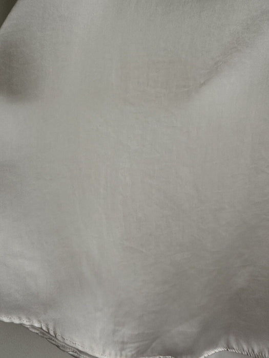 Vince Camuto Women's Rumple Fabric Blouse In New Ivory Size L