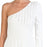 The Kooples Women's One Shoulder Studded Knit Dress In White Size 2 $298