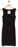 Robe sans manches tissée avec nœud sur le devant pour femme Moschino en taille noire 44 (10 US)