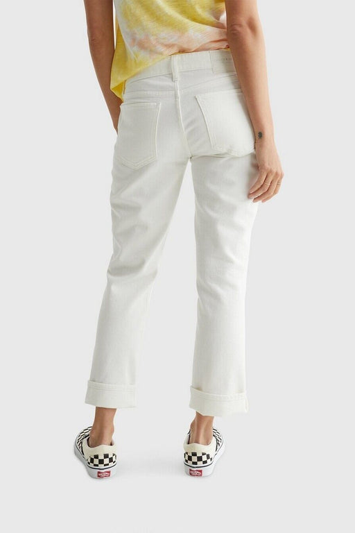 Lucky Brand Sweet Mid Rise Crop Skinny Jeans White Size 26