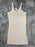 Free People Beach Women Scoop Neck Ribbed Cream Be Happy Pinafore Dress Sz Small