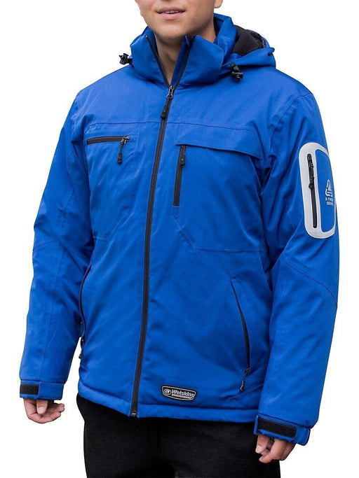 WETSKINS Predator Insulated Hooded Parka Jacket in blue $229