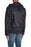 Hawke & Co $150 Sport Mens Hooded Water Resistant Rain Full Zip Jacket,Black, L