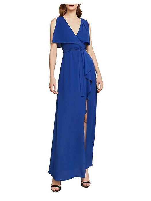 bcbg faux wrap maxi dress BCBGMAXAZRIA Colorblocked Faux Wrap Jumpsuit