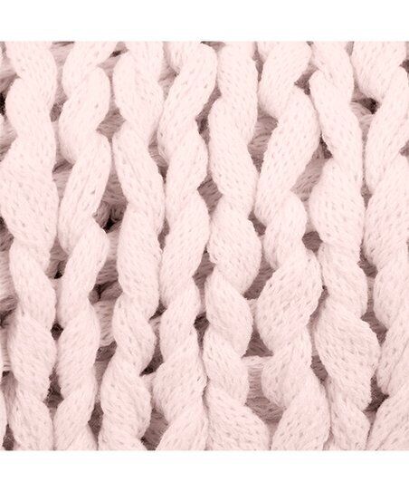 IENJOY HOME Home Collection Premium Chunky Knit Blanket In Blush Pink $199