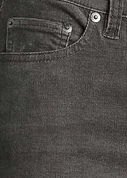 Lauren Ralph Lauren Jeans Women's Regular Size 8 GREY Corduroy Slim Stretch $125