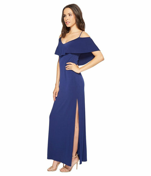 Laundry by Shelli Segal Women's Cold Shoulder Jersey Gown dress $245 size 0