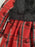 Pippa And Julie Girls 2pc Plaid Christmas Dress Red/Black Size 2 $58