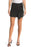 Mustard Seed Ruffle Denim Mini Skirt In Washed Black Size L