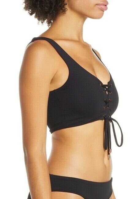 Maaji Dazzling 4-Way Piqué Reversible Bikini Top Size S