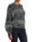 CINQ À SEPT Melissa Ostrich Feather Dropped-Shoulder Sweater GREY MULT Sz L $395
