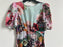 Lipsy Flora & Fauna Art Puff-Sleeve Midi Dress size 2 US