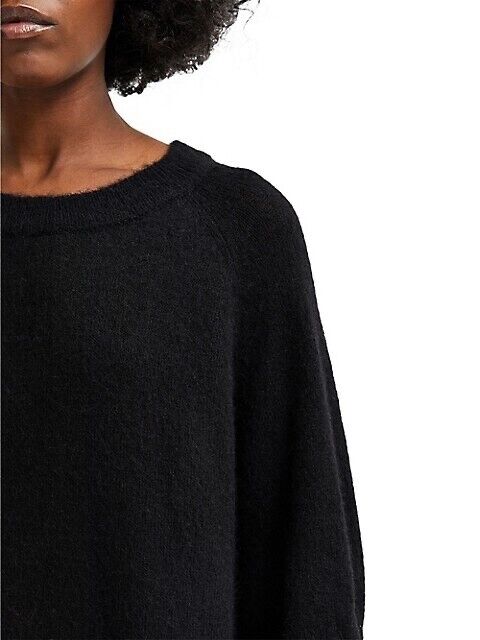 Selected Femme Lulu Long-Sleeve Knit Dress In Black Size M $165