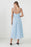 Bardot Broderie Flow Eyelet Sleeveless Dress In Light Blue Size XL/12 $148