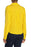 Free Press Notch Collar Surplice Long Sleeve blouse size XS $38  in yellow