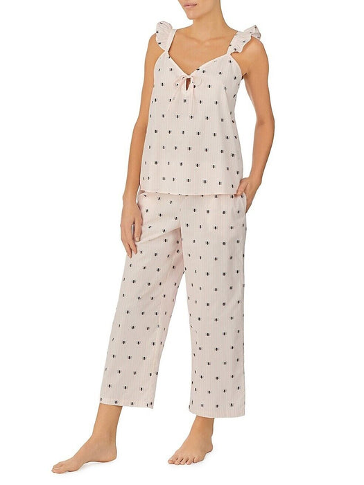 Kate Spade New York  2-Piece Striped Bee-Print Pyjama SetNWT size M Xmas