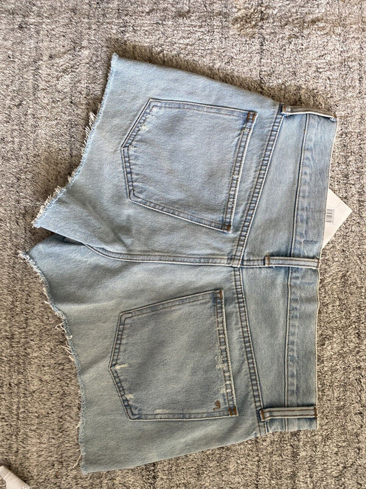 Madewell Mid-Rise Relaxed Denim Shorts In Cedarcroft Wash Size 28