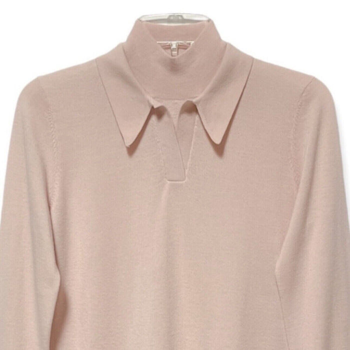BLDWN women's Gia Knit fine merino wool sweater size L fits small pink 4 $400