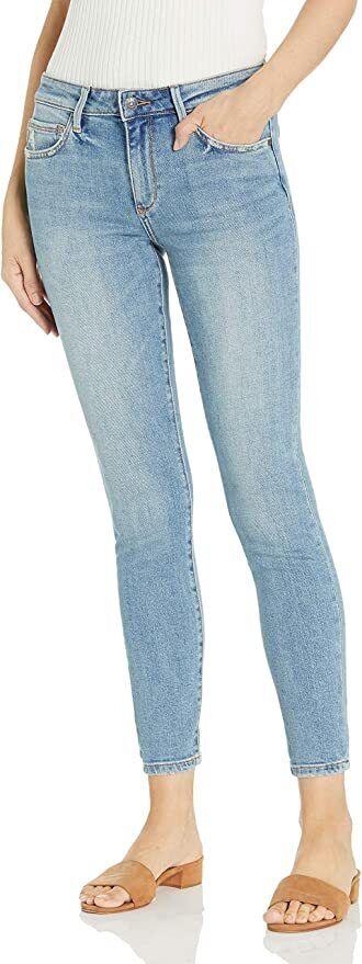 Sam Edelman Women's Kitten Mid Rise Ankle size 30 in blue